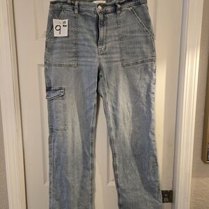 Casual Light Blue Boyfriend Jeans